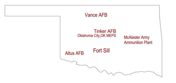 Locate Oklahoma Military Installations